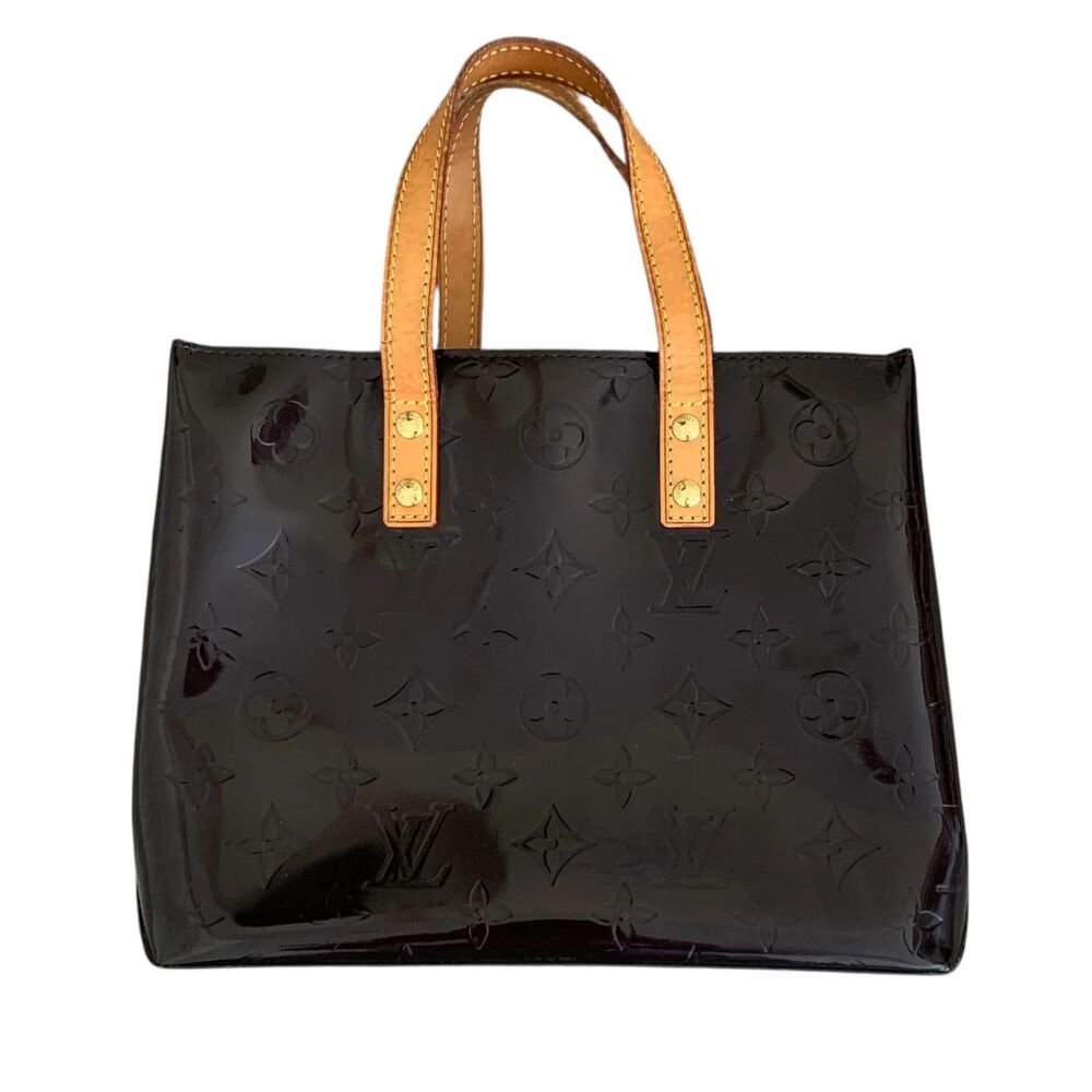 Louis Vuitton monogram vernis patent leather bag Reade amarante authentic with - Picture 1 of 7